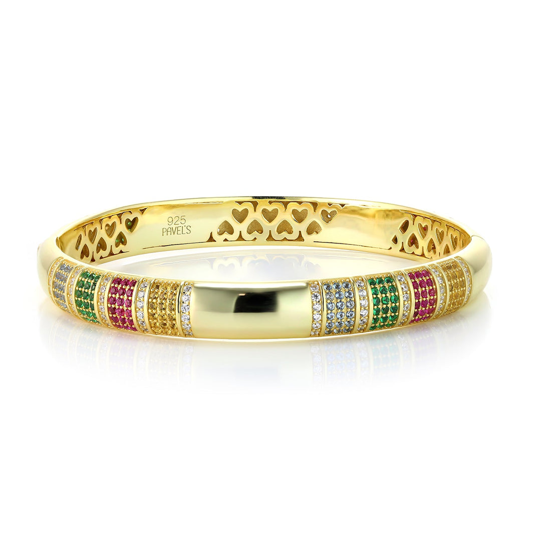 Armreifen Rainbow Gold PAVELS