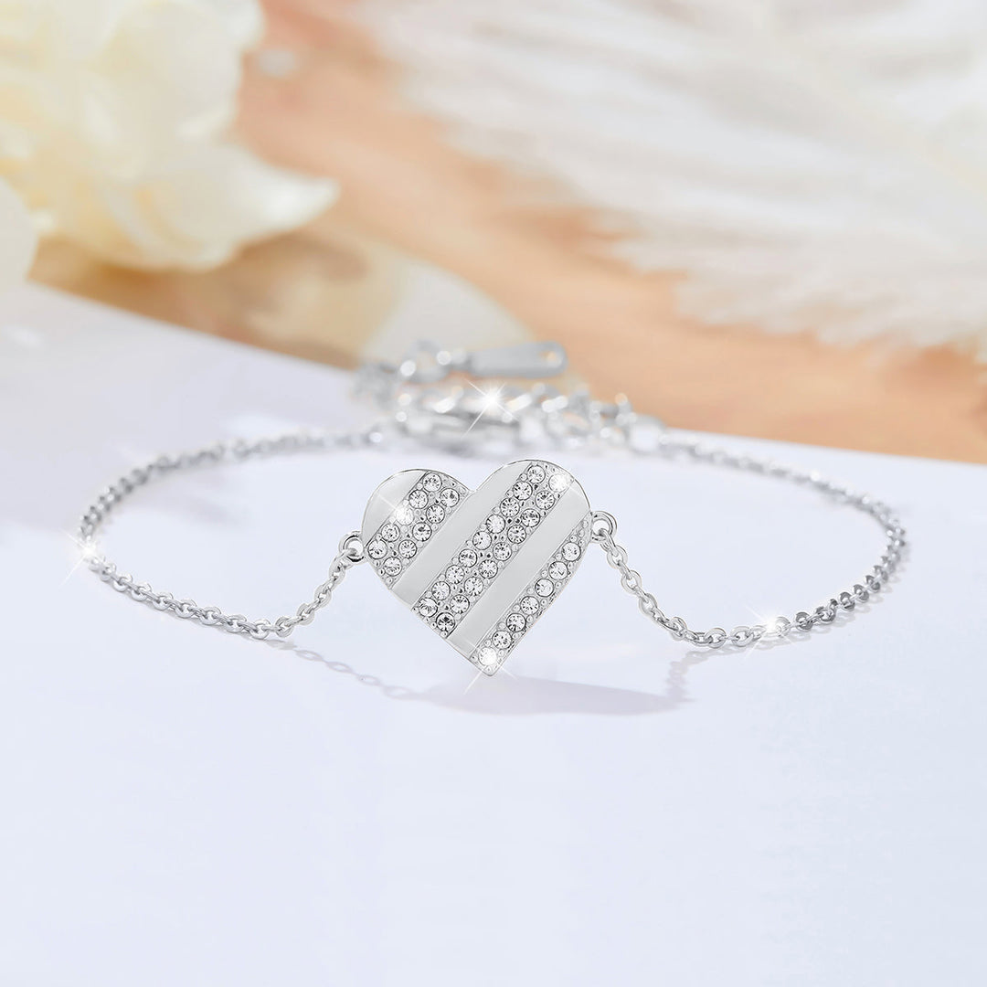 Armband Heart Silber PAVELS