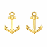 Ohrstecker Anker Gold