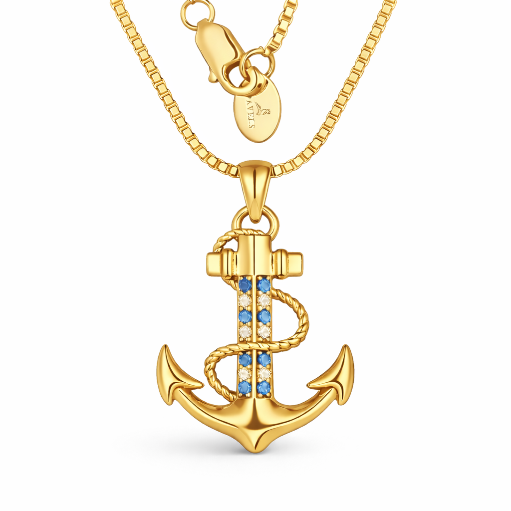 Halskette Anker Gold PAVELS