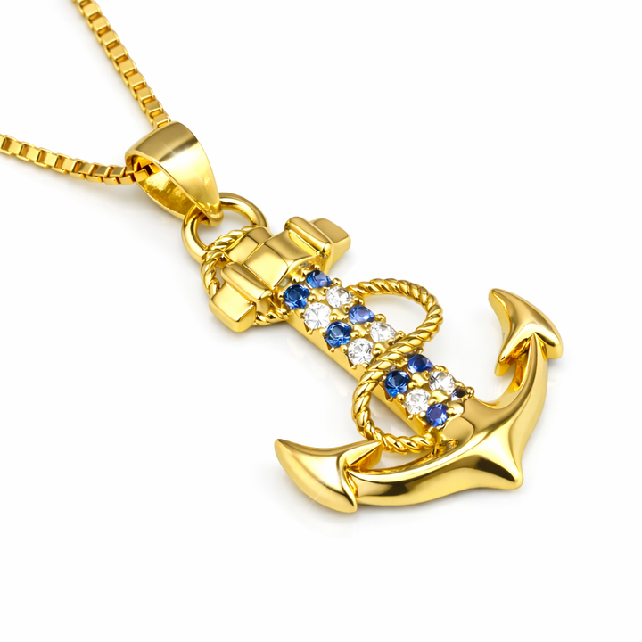 Halskette Anker Gold PAVELS