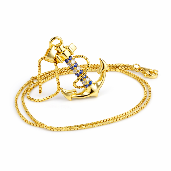 Halskette Anker Gold PAVELS