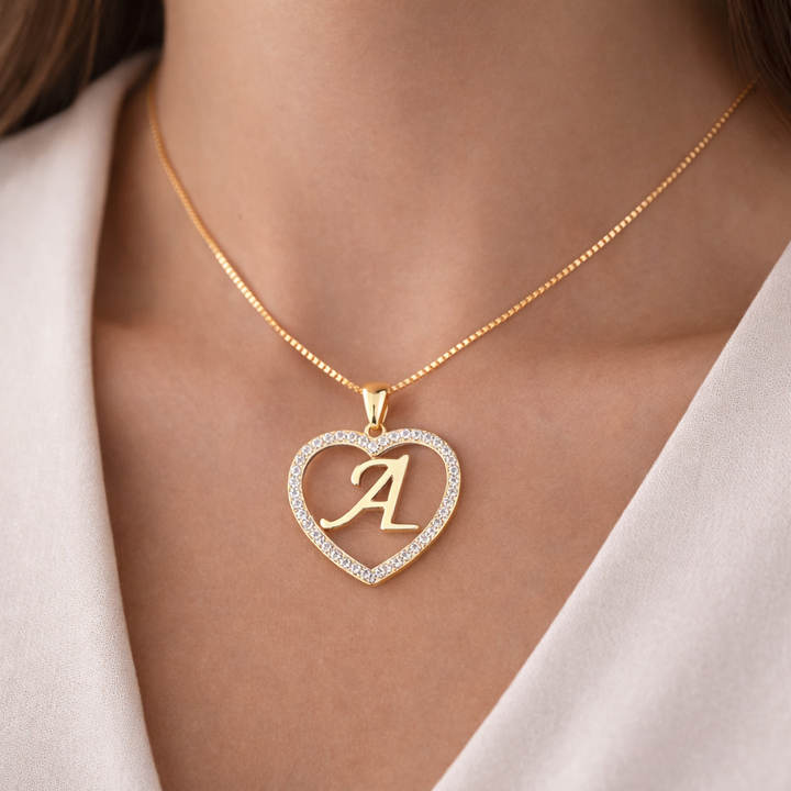 Halskette Buchstabe Gold PAVELS