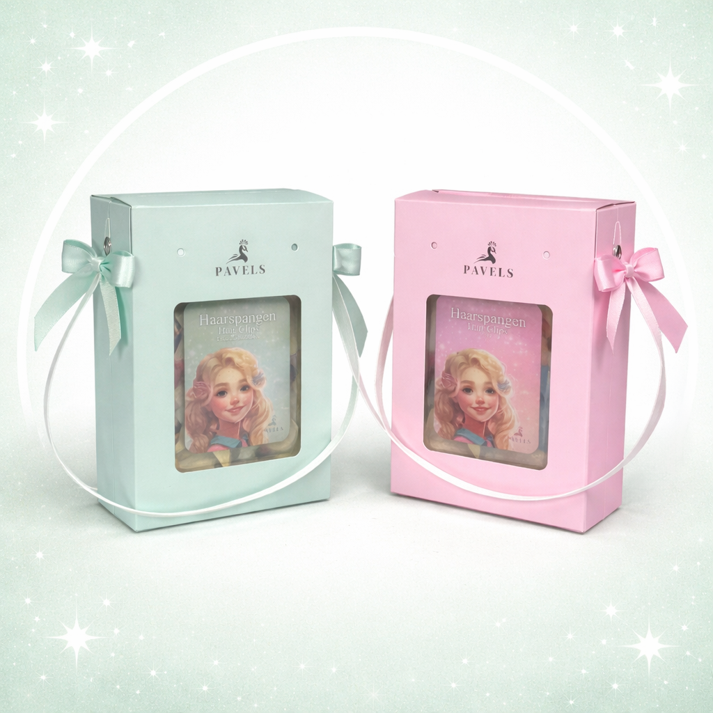 Geschenkset Haarspangen Glitzer PAVELS