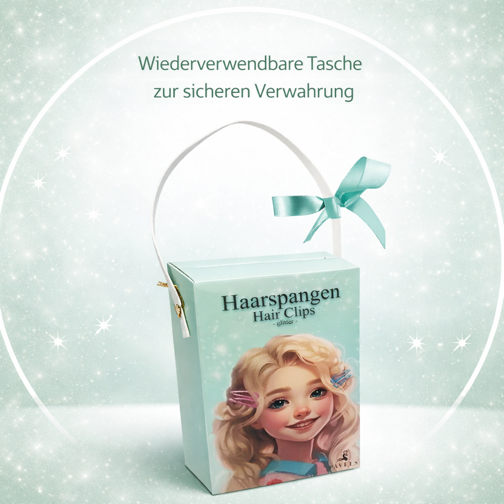 Geschenkset Haarspangen Glitzer PAVELS