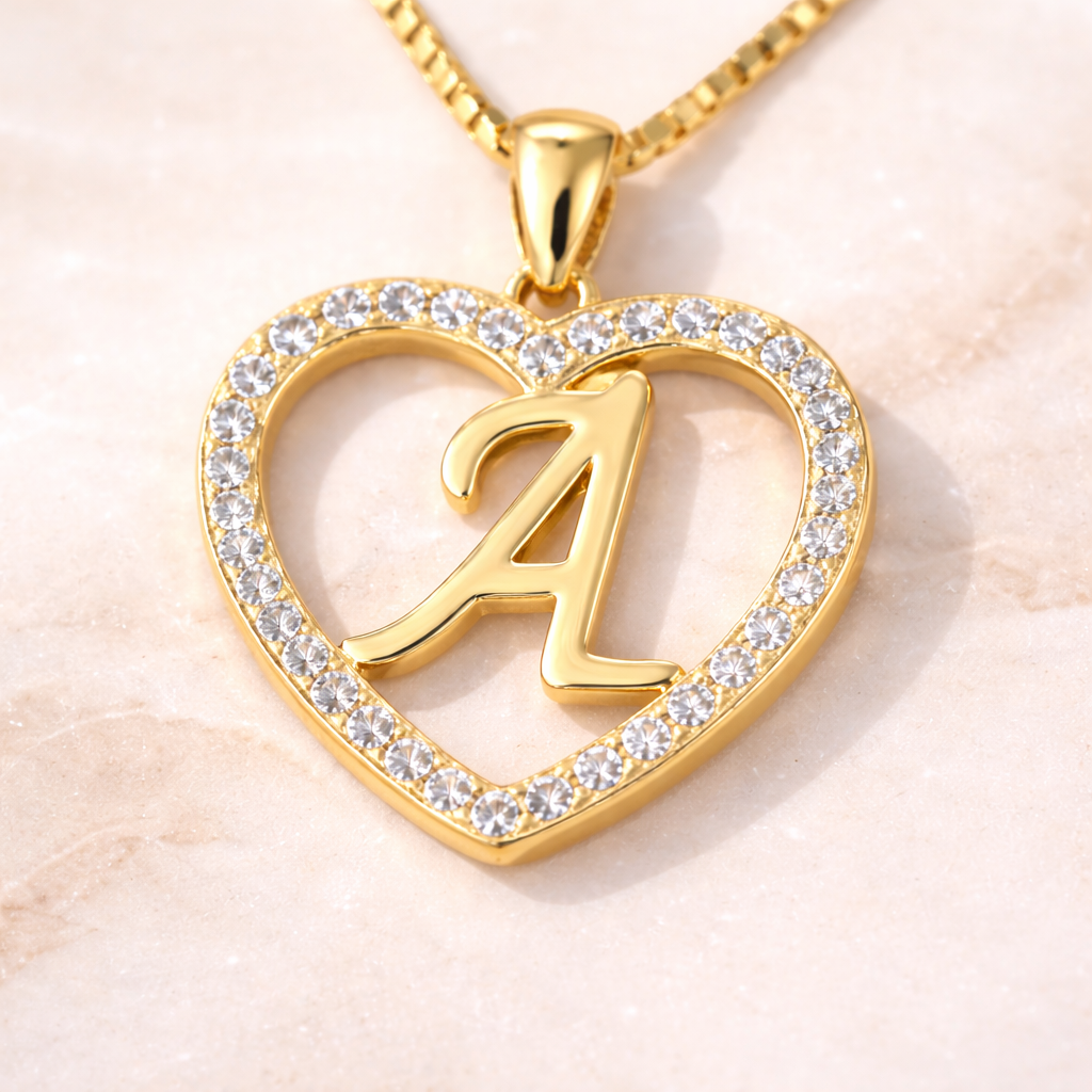 Halskette Buchstabe Gold PAVELS