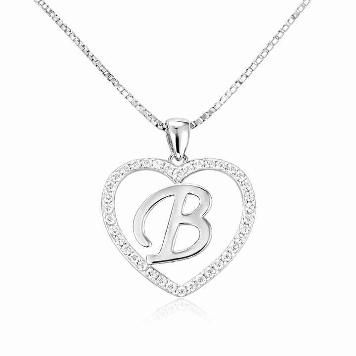 Halskette Buchstabe Silber PAVELS