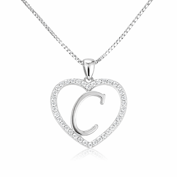 Halskette Buchstabe Silber PAVELS