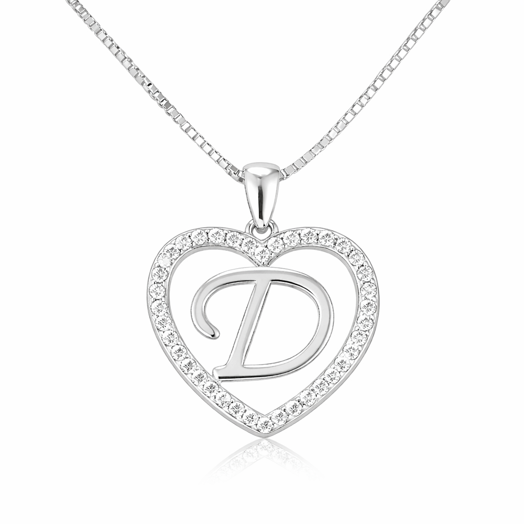 Halskette Buchstabe Silber PAVELS