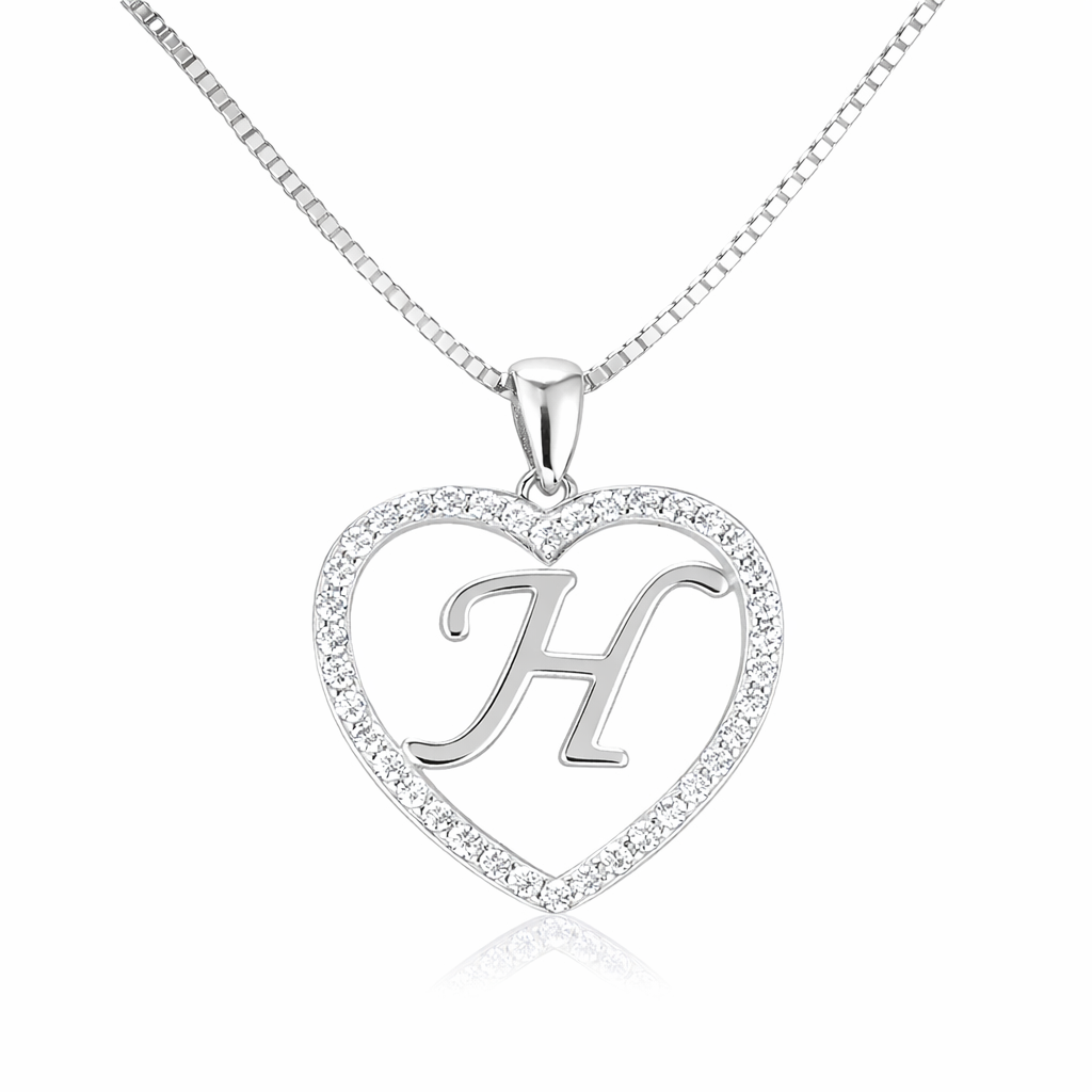 Halskette Buchstabe Silber PAVELS