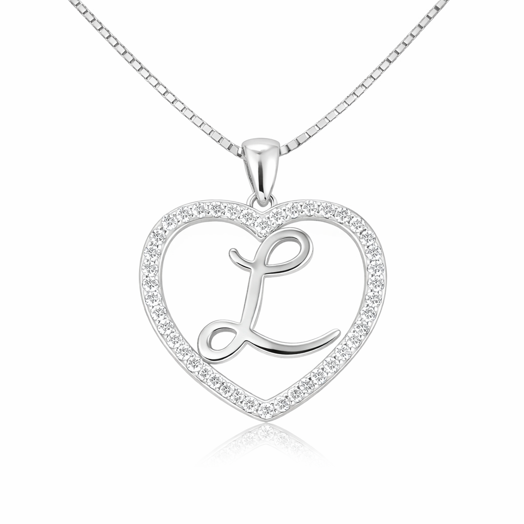 Halskette Buchstabe Silber PAVELS