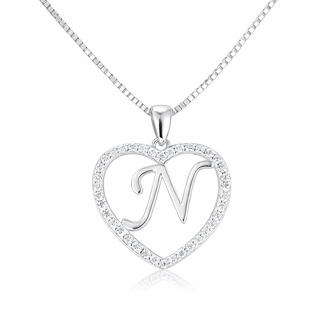 Halskette Buchstabe Silber PAVELS