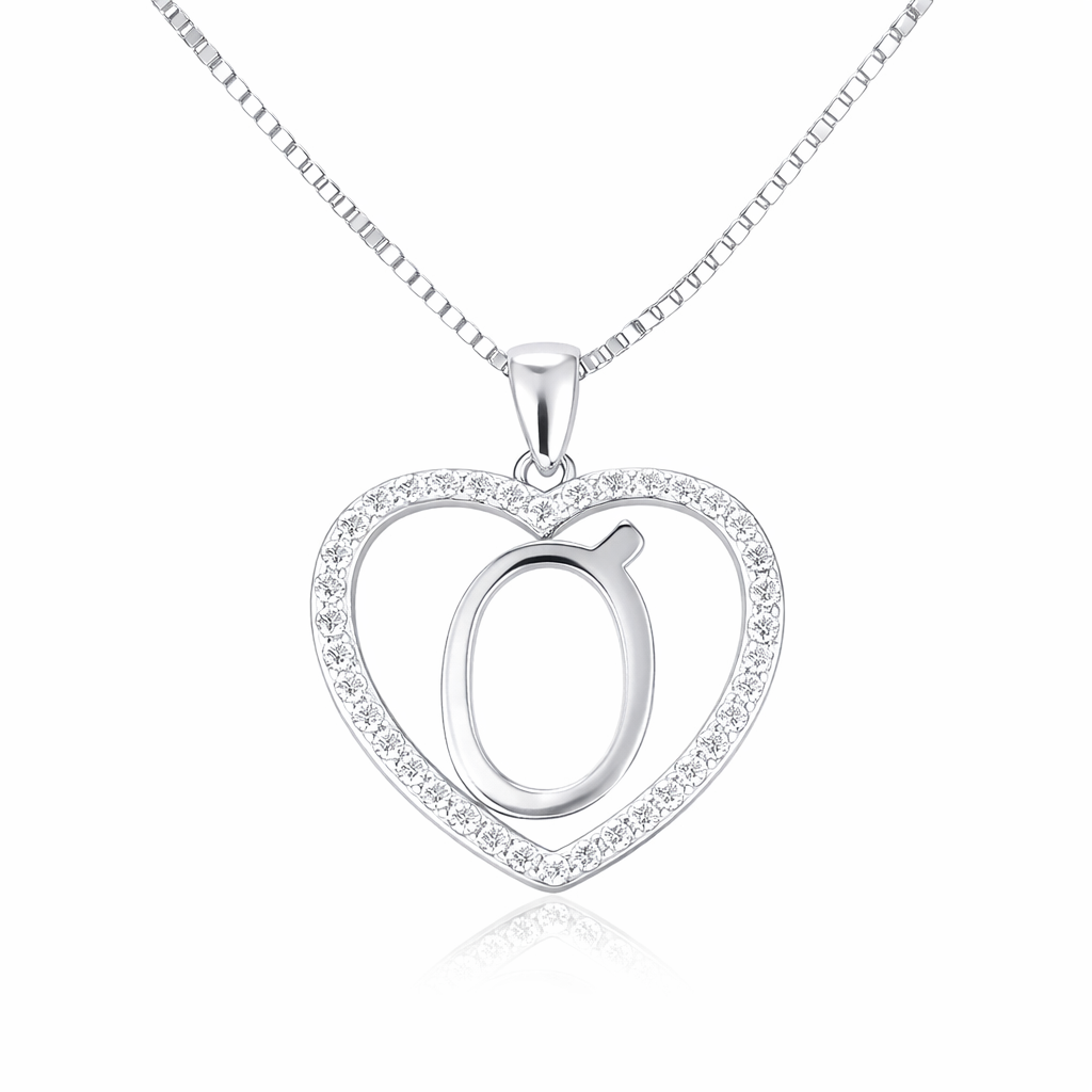 Halskette Buchstabe Silber PAVELS