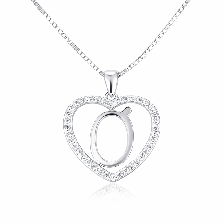 Halskette Buchstabe Silber PAVELS