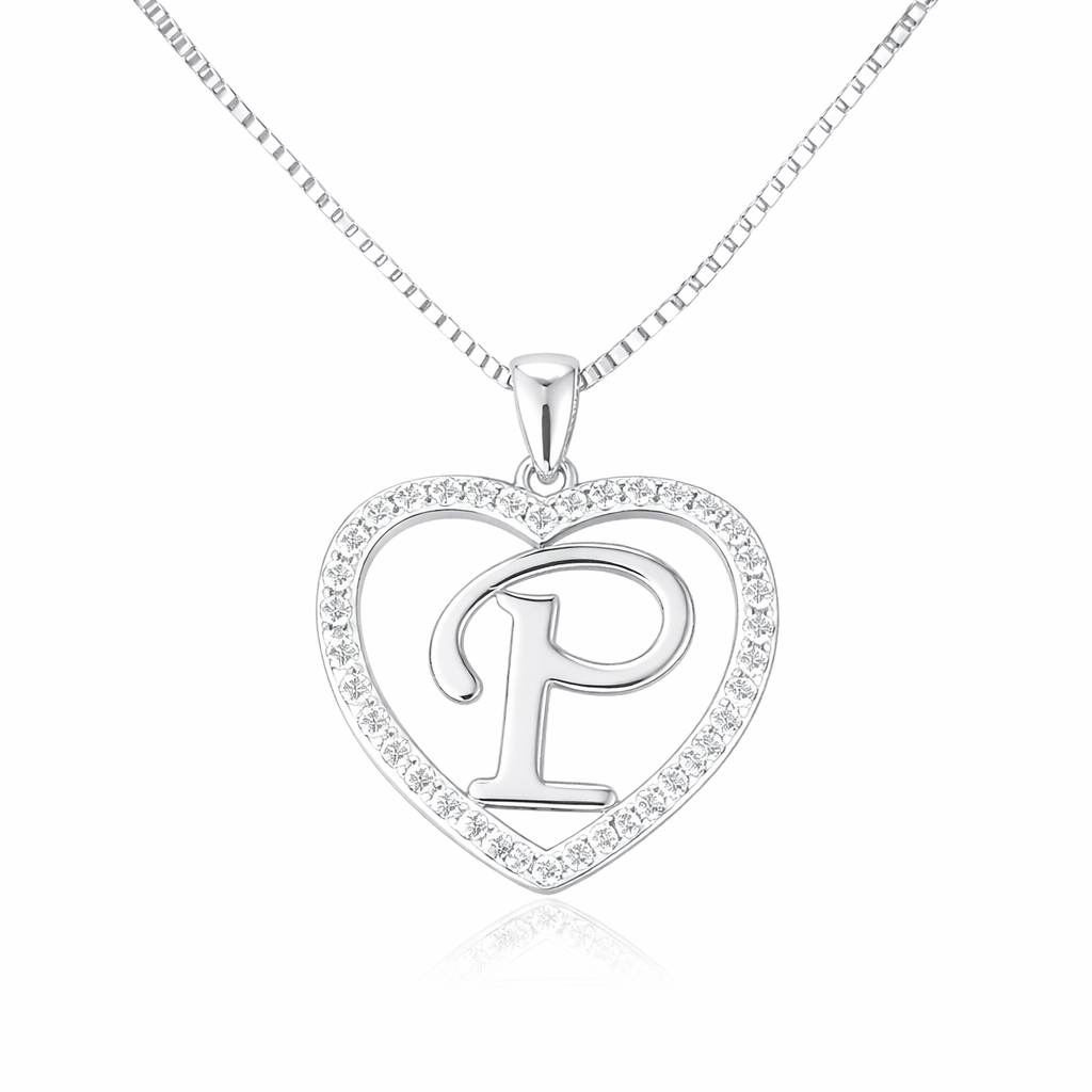 Halskette Buchstabe Silber PAVELS