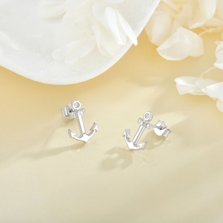 Ohrstecker Anker Silber PAVELS