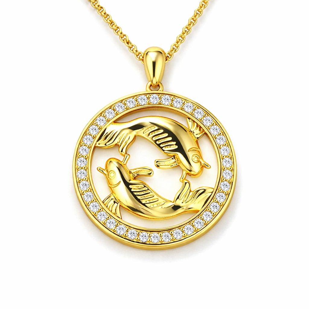 Halskette Sternzeichen Gold Eclipse PAVELS