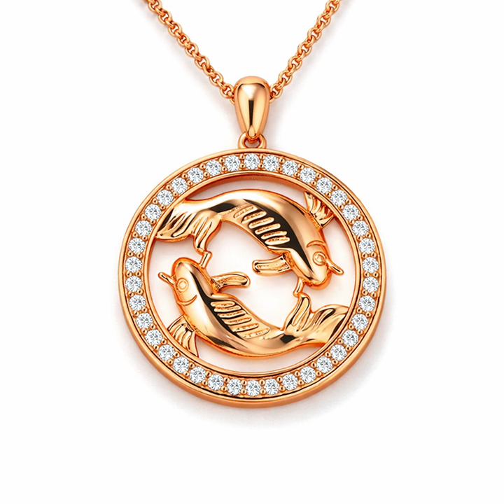 Halskette Sternzeichen Roségold Eclipse PAVELS