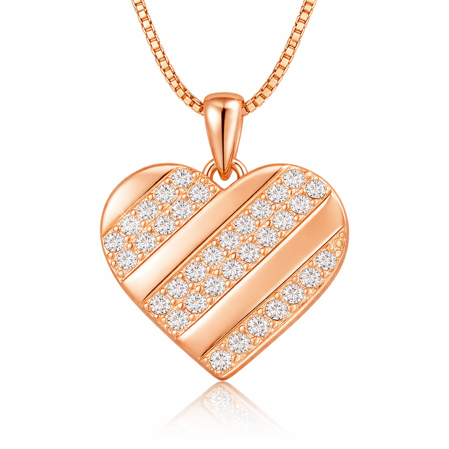 Halskette Heart Roségold
