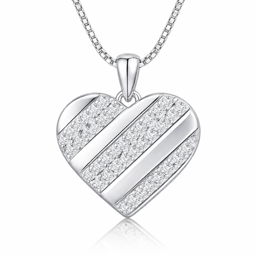 Heart Silver Necklace