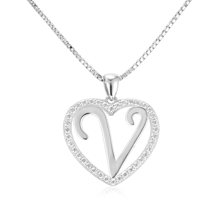 Halskette Buchstabe Silber PAVELS