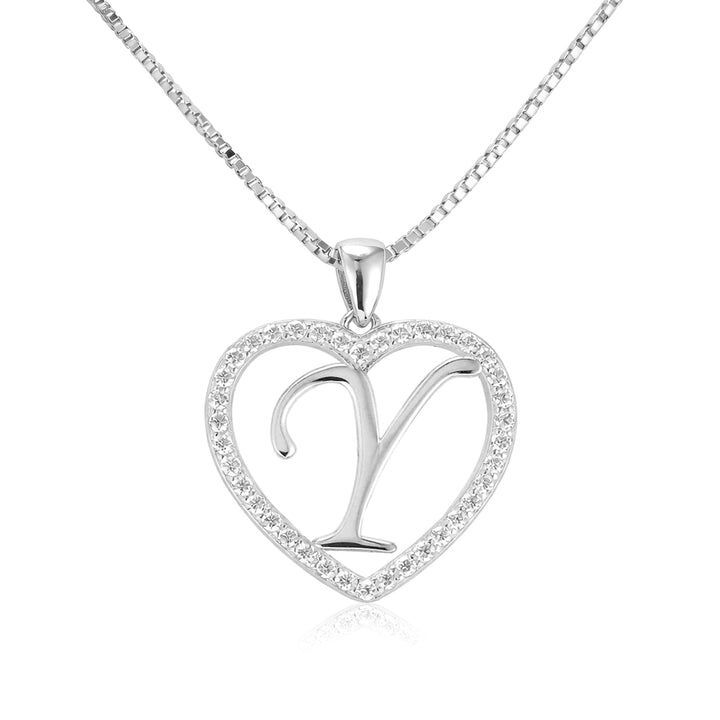 Halskette Buchstabe Silber PAVELS