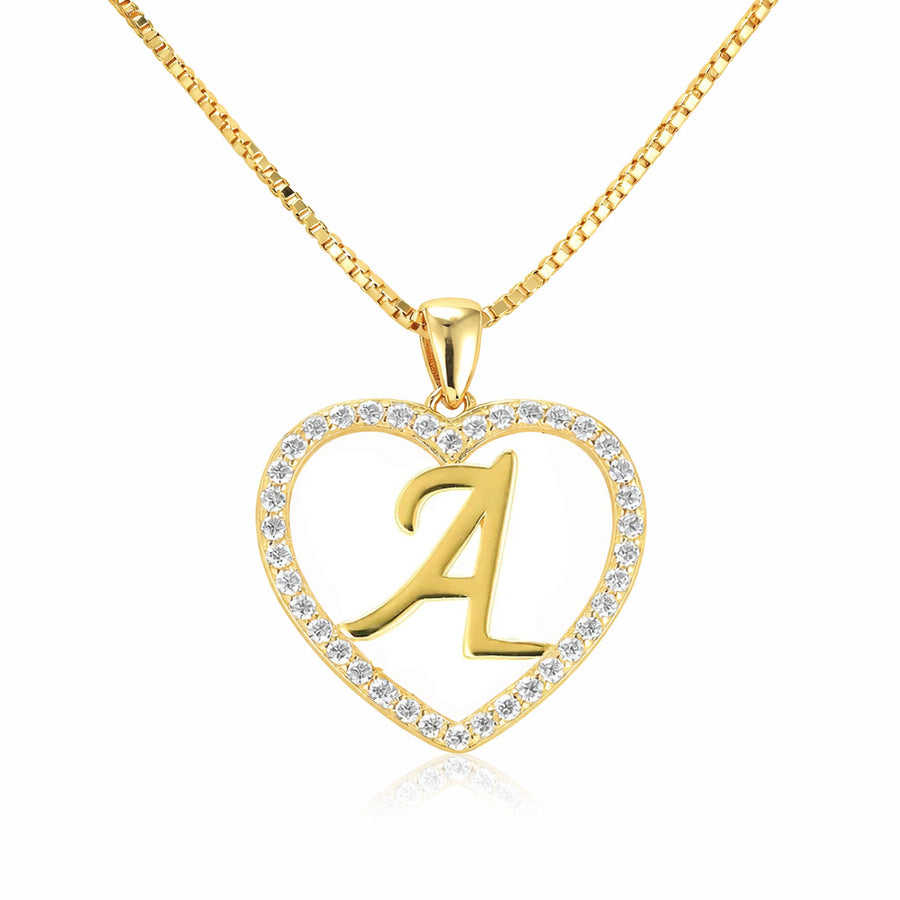 Halskette Buchstabe Gold