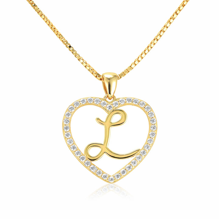 Halskette Buchstabe Gold PAVELS