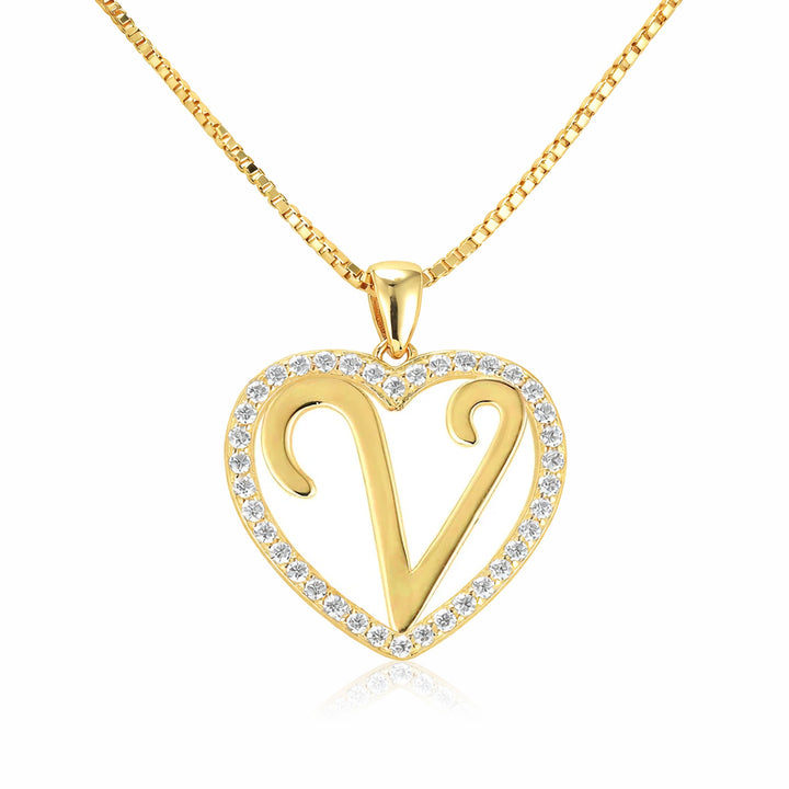 Halskette Buchstabe Gold PAVELS