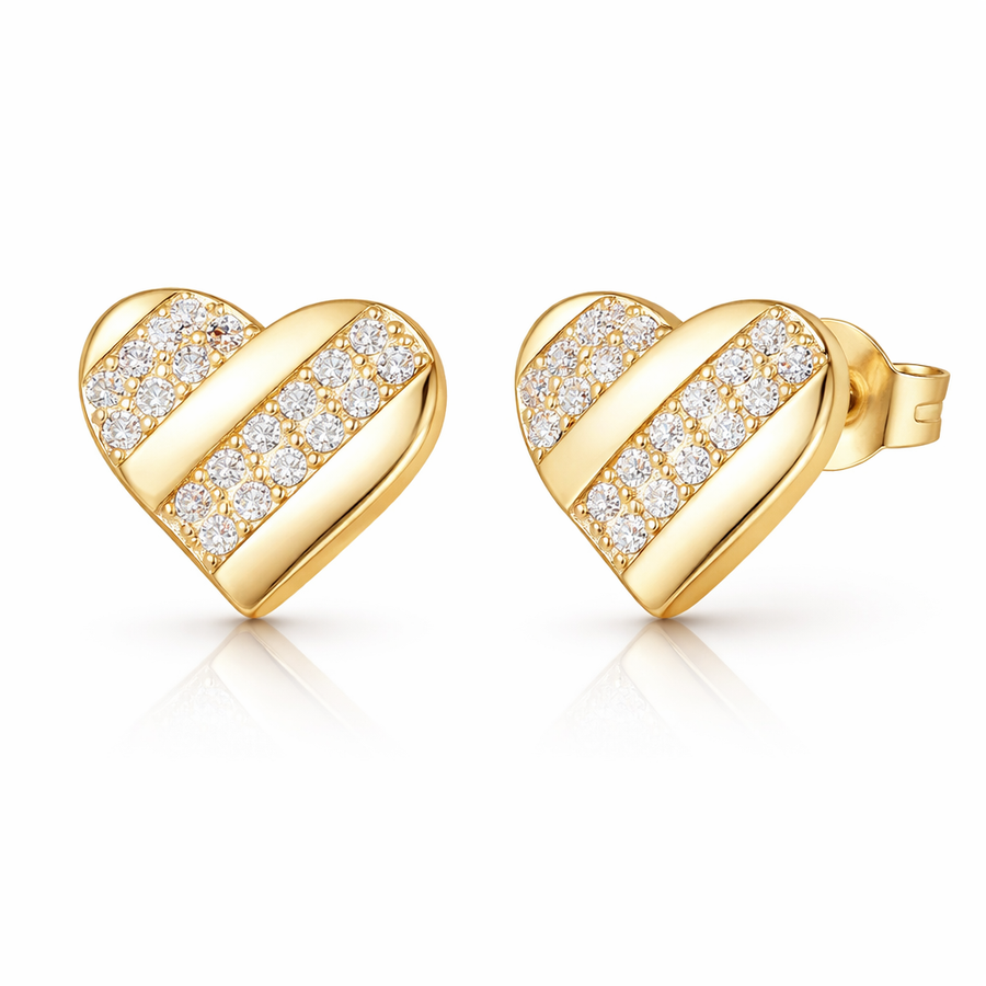 Ohrstecker Heart Gold