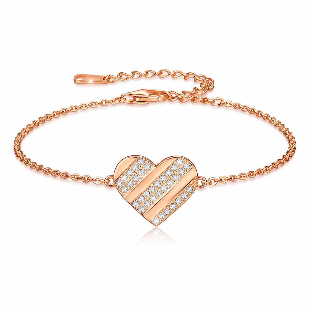 Armband Heart Roségold PAVELS