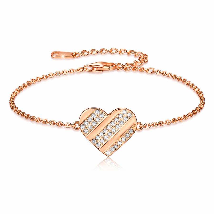 Armband Heart Roségold