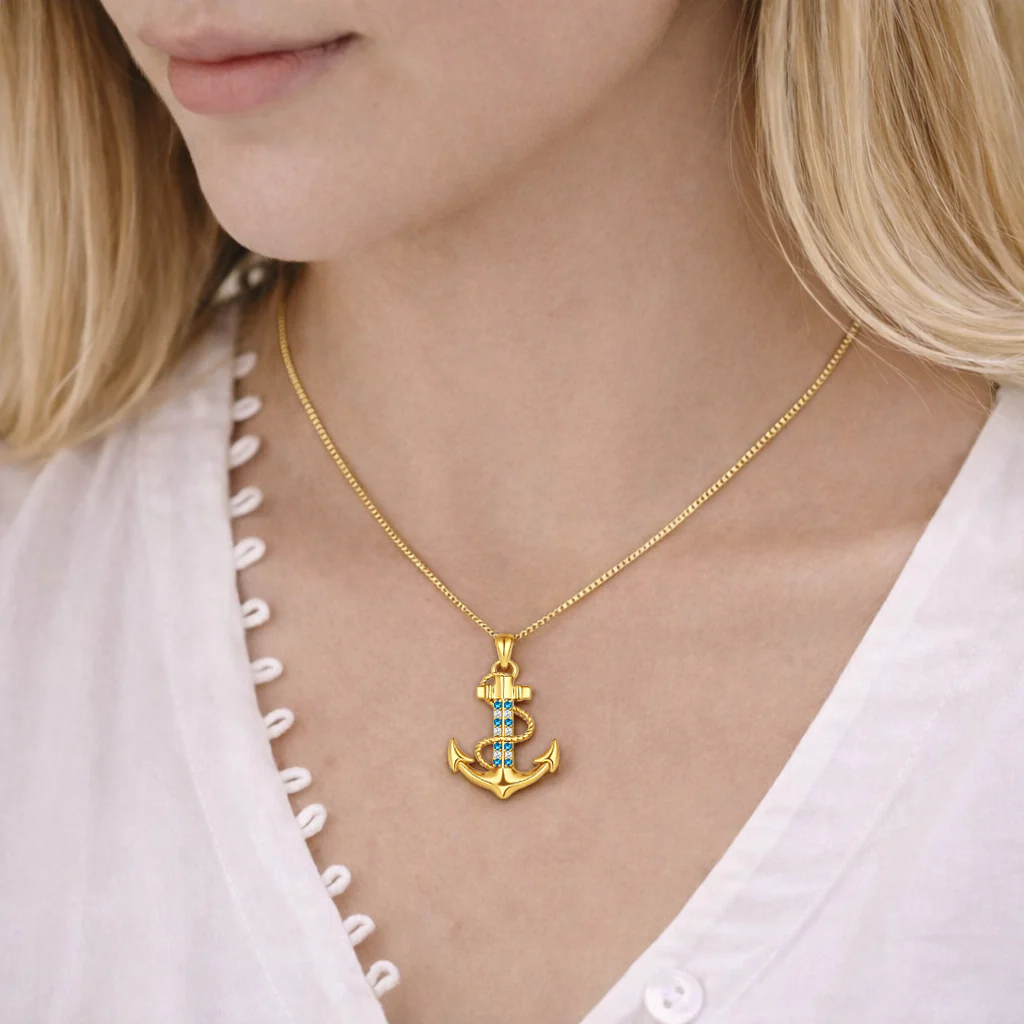 Schmuckset Anker Gold PAVELS