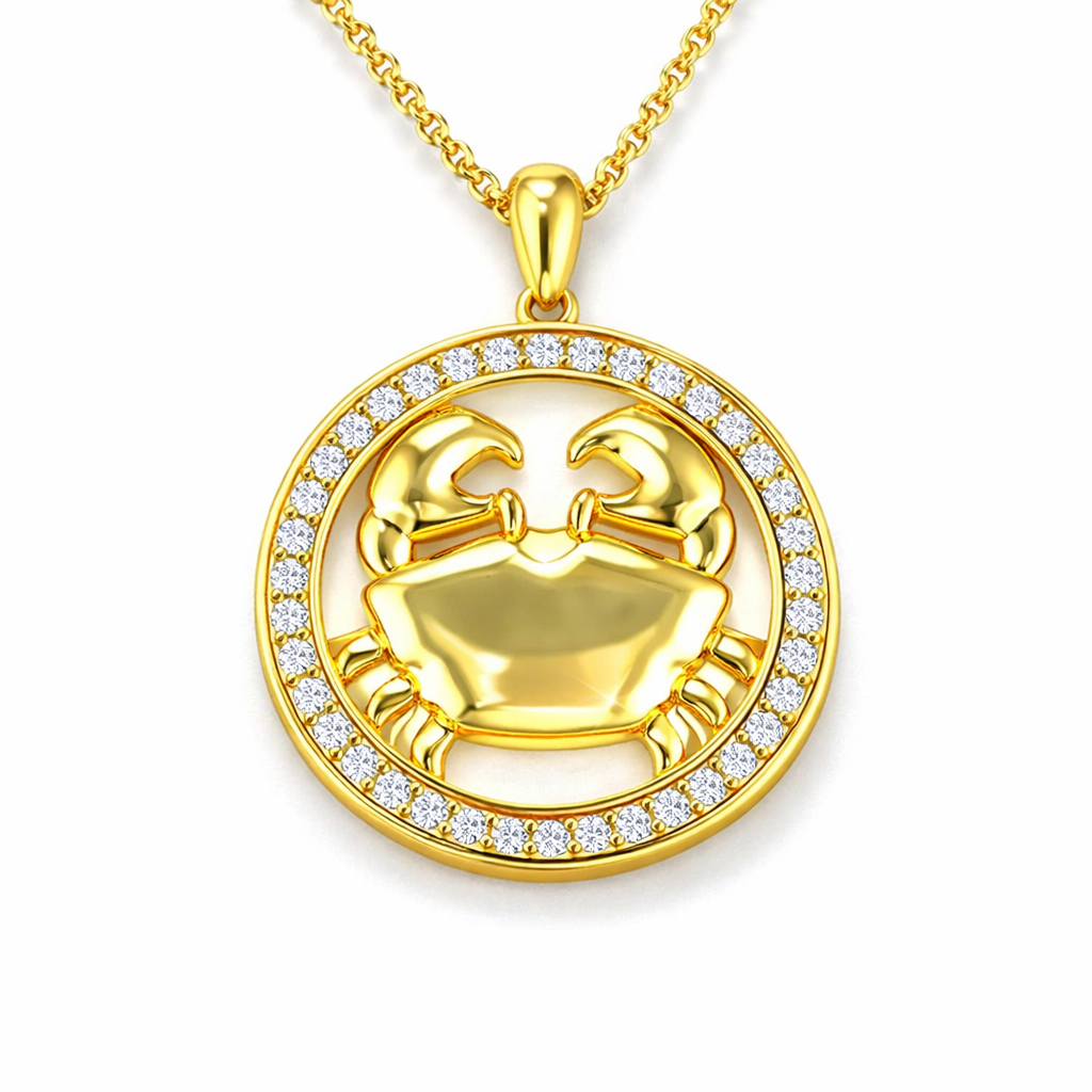 Halskette Sternzeichen Gold Eclipse PAVELS