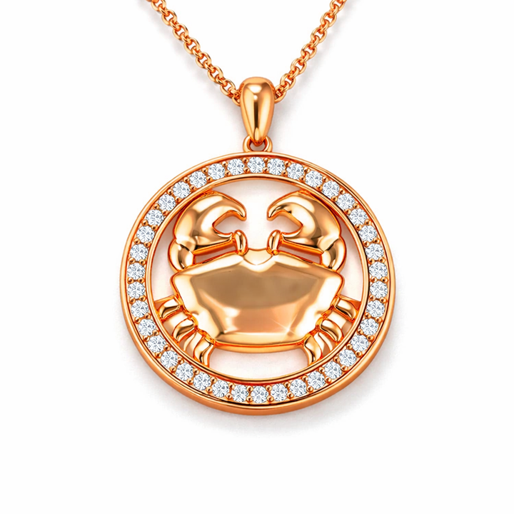 Halskette Sternzeichen Roségold Eclipse PAVELS