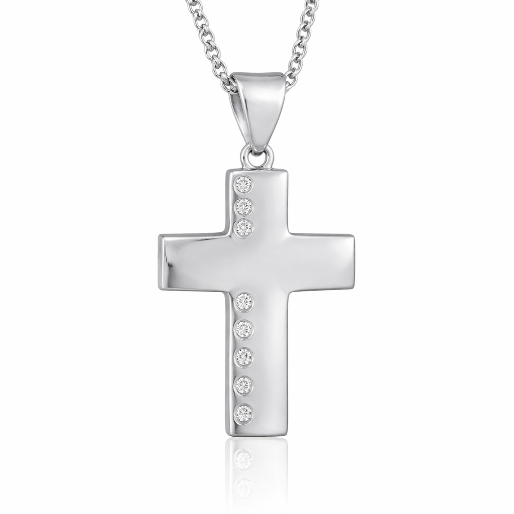 Halskette Kreuz Silber PAVELS