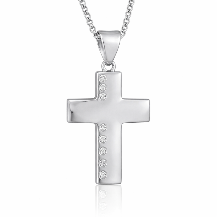 Halskette Kreuz Silber PAVELS