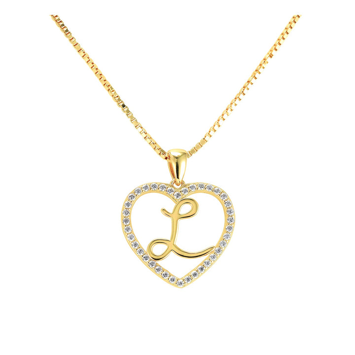 Halskette Gold Buchstabe L PAVELS