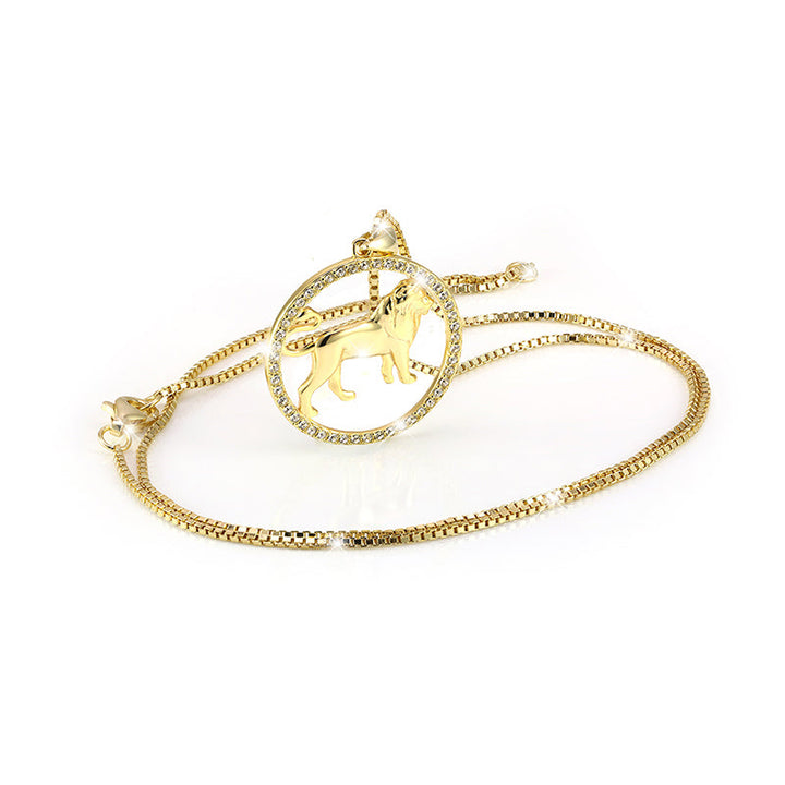 Halskette Löwe Gold Shine PAVELS