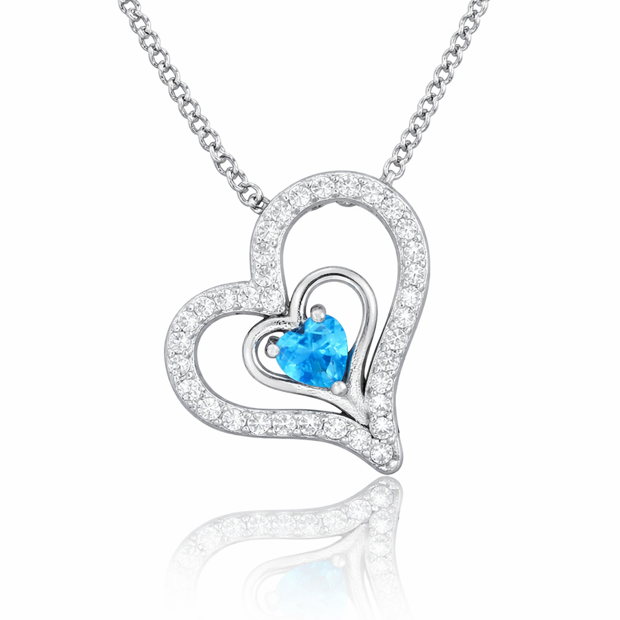 Halskette Lovely Blue Silber
