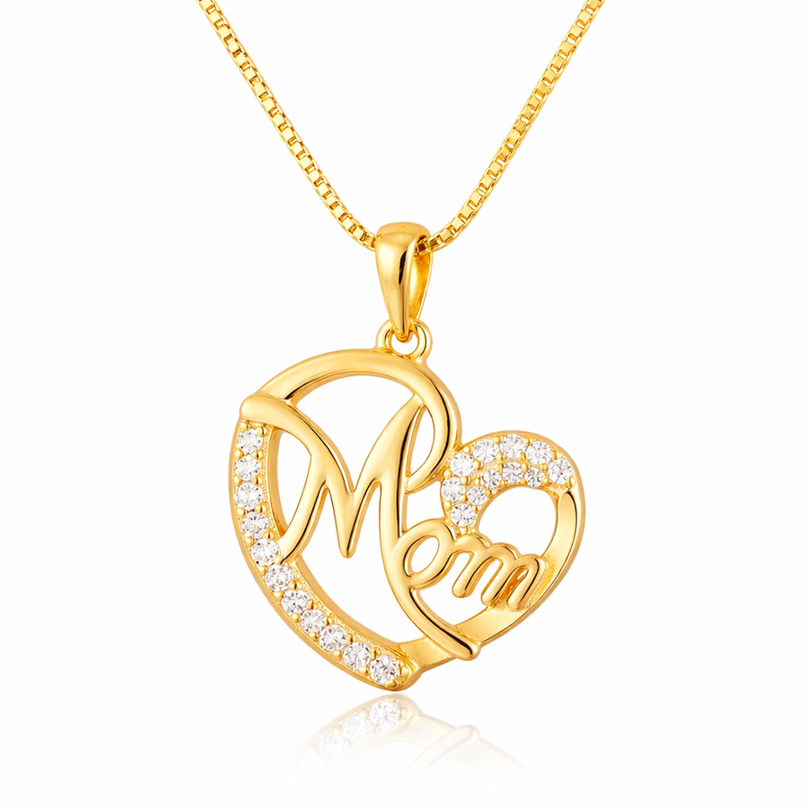 Halskette Lovely Mom Gold