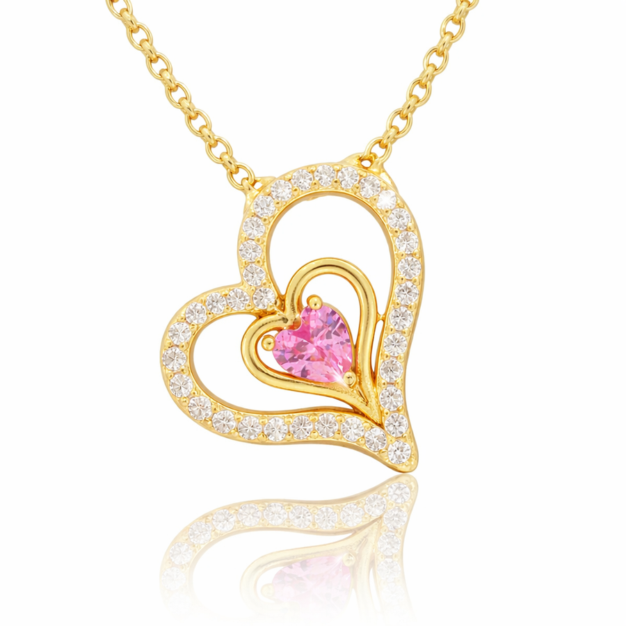 Halskette Lovely Pink Gold