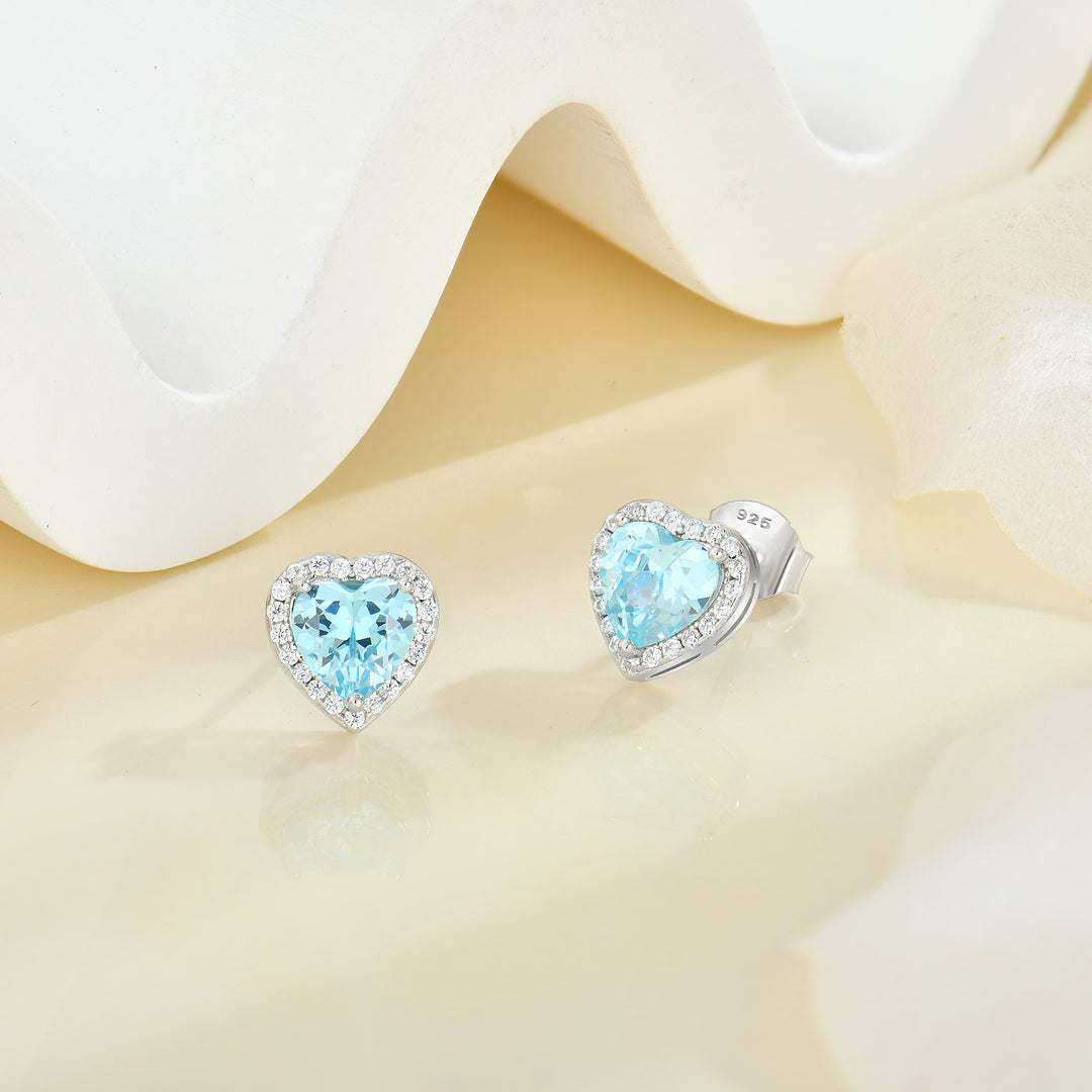 Schmuckset "Skyblue Heart"