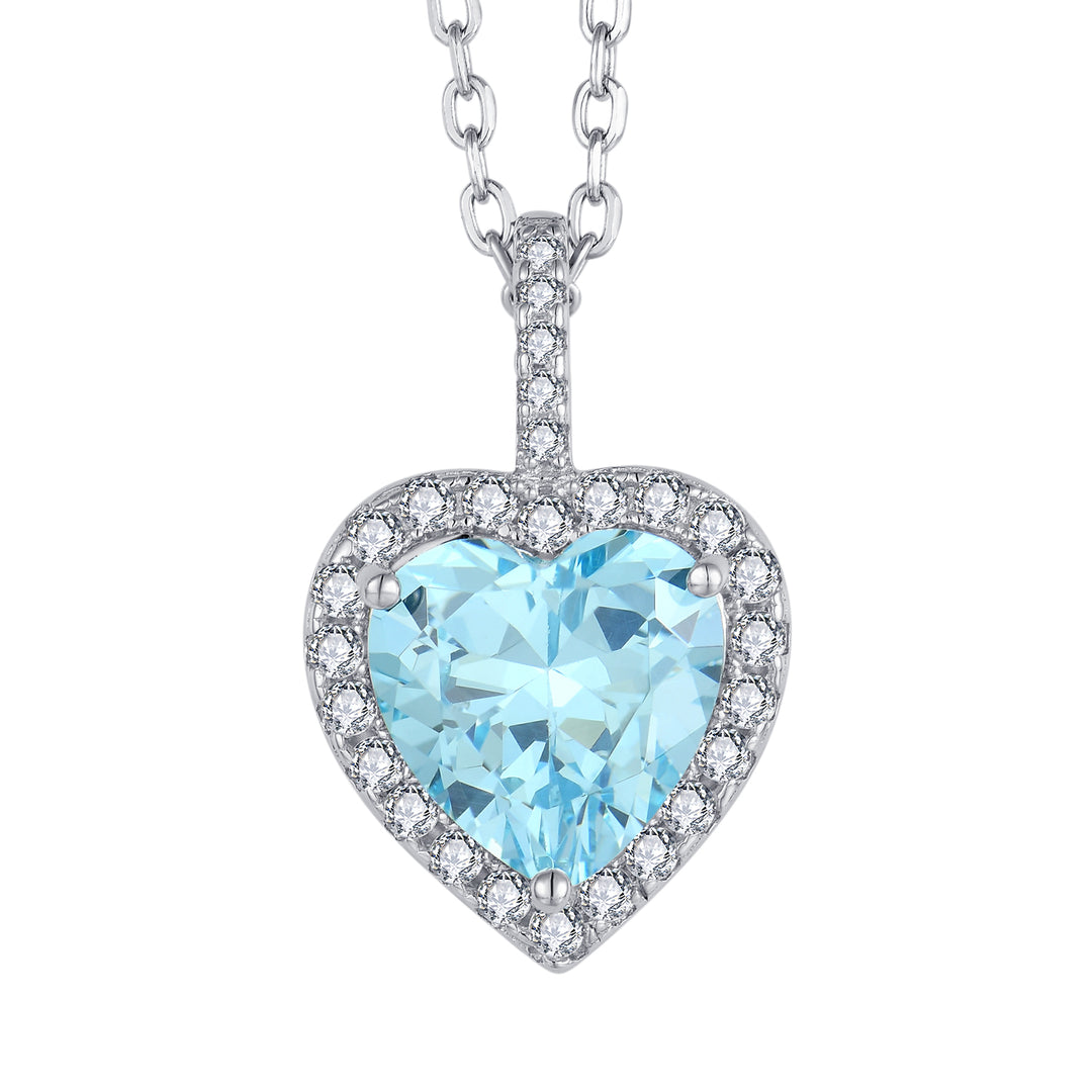 Schmuckset "Skyblue Heart"