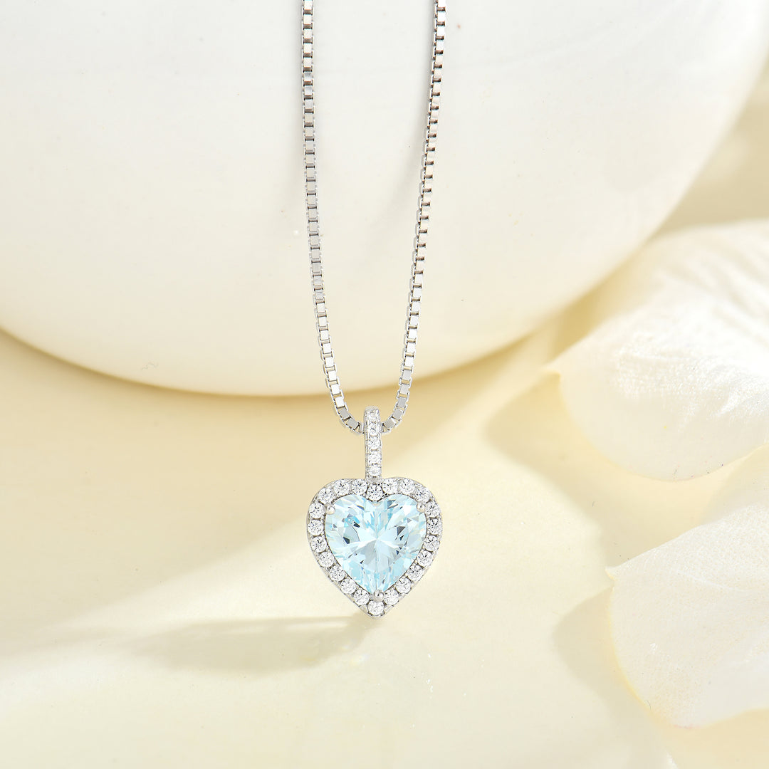 Schmuckset "Skyblue Heart"