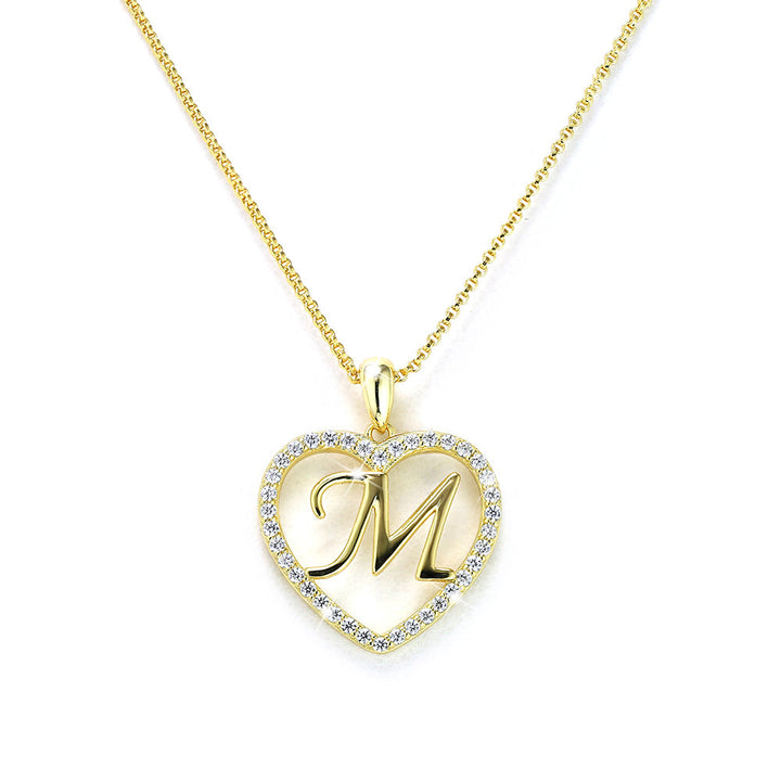 Halskette Gold Buchstabe M PAVELS