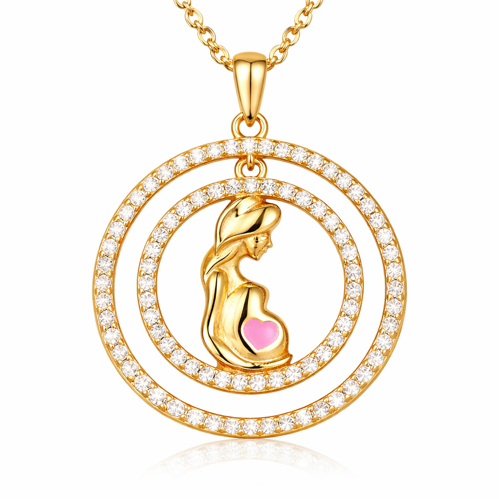 Halskette Mom Gold Rosa PAVELS