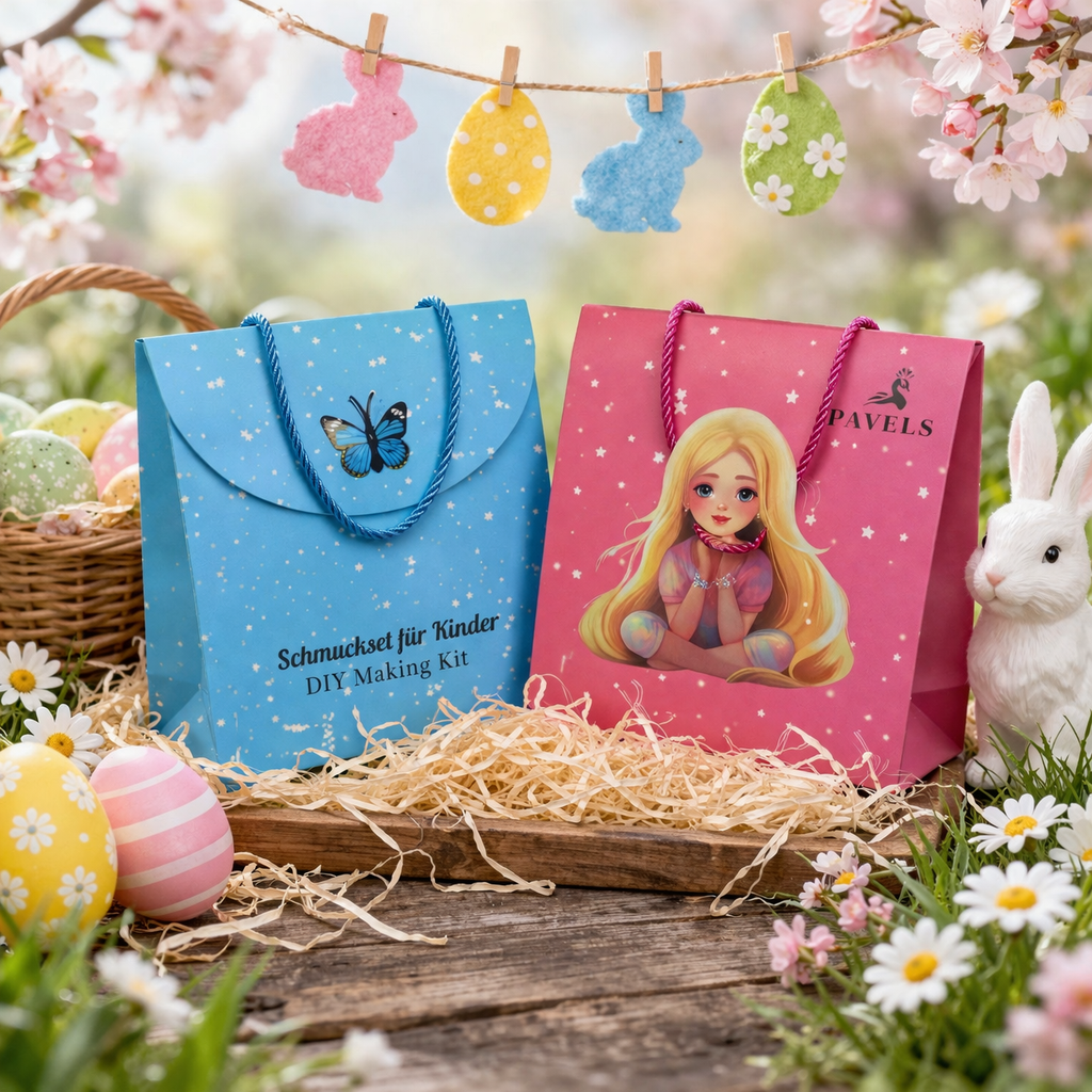 Schmuckset zum Selberbasteln Blau PAVELS