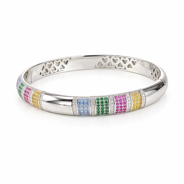 Armreifen Rainbow Silber PAVELS