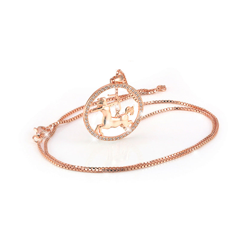 Halskette Schütze Roségold Shine PAVELS